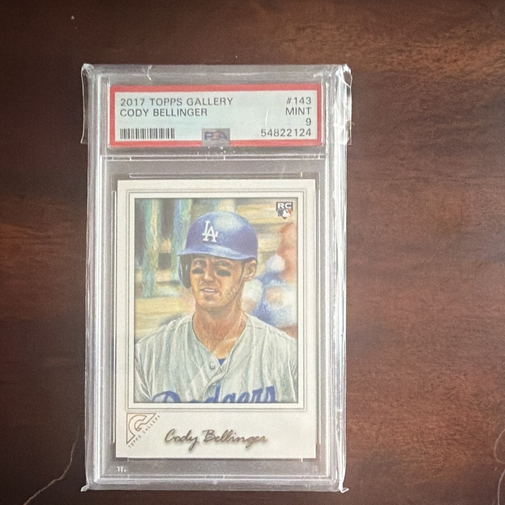 Topps 2017 Topps Gallery Cody Bellinger #143 RC Los Angeles Dodgers PSA 9